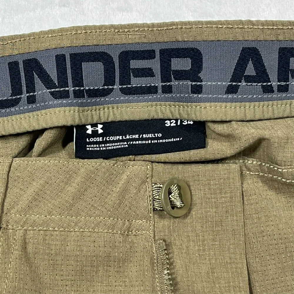 Under Armour Enduro Tactical Pants Mens 32x34 (Fits 32x33) Loose Fit Ripstop